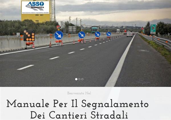 Manuale interattivo per il segnalamento cantieri stradali