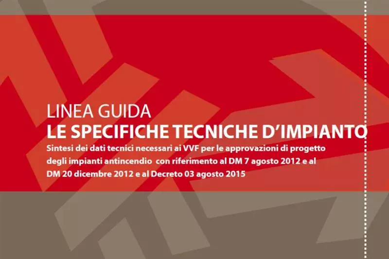 Linea guida le specifiche tecniche d’impianto
