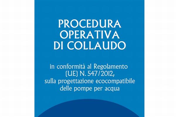 Ecodesign: procedura operativa di collaudo