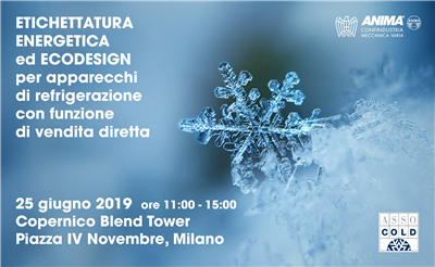 Ecodesign ed Etichettatura Energetica per apparecchi di refrigerazione