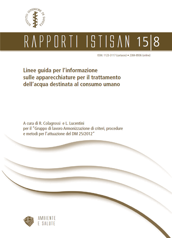 Linee guida per l’informazione sulle apparecchiature per il trattamento dell’acqua destinata al consumo umano