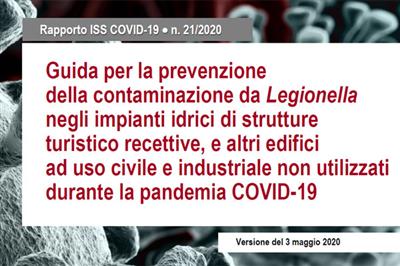 Rapporto ISS Impianti Idrici COVID-19 n. 21/2020