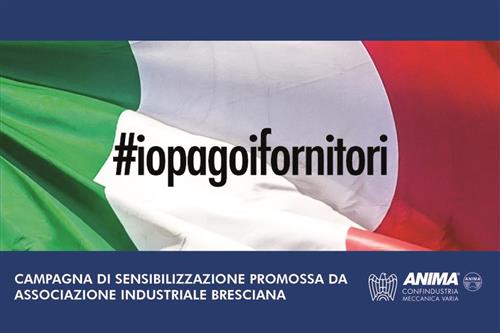 Anima sostiene la campagna #Iopagoifornitori