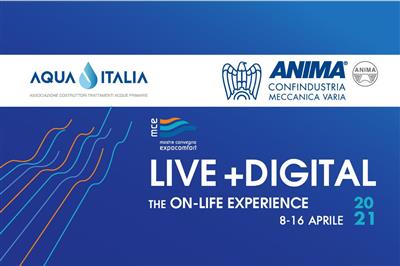 Aqua Italia tra i protagonisti di MCE Live & Digital 2021: vetrina digitale e webinar.