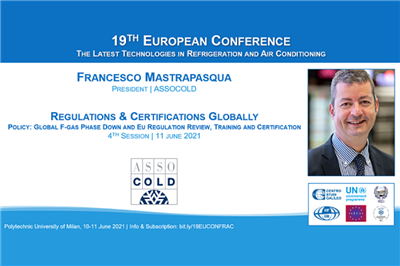 Assocold al XIX Convegno Europeo UNEP-IIR-AREA-CSG