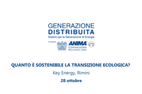“Quanto è sostenibile la transizione ecologica?” Al Key Energy di Rimini la Generazione Distribuita e l'industria motoristica a confronto