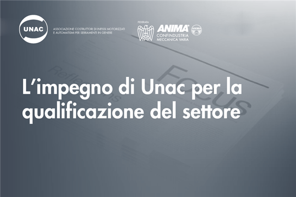 L’impegno di Unac per la qualificazione del settore