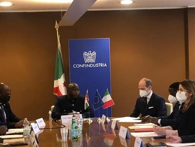 Il Presidente del Burundi in visita a Confindustria