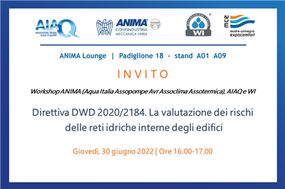 MCE 2022 | Workshop: La valutazione dei rischi delle reti idriche interne degli edifici