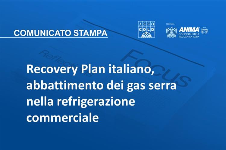 Recovery Plan italiano, abbattimento dei gas serra nella refrigerazione commerciale