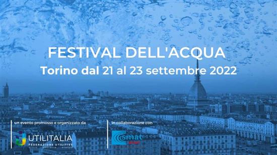 21 settembre | AQUA ITALIA al Festival dell'Acqua 2022 di Torino