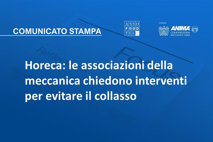 Le Associazioni Horeca di Anima chiedono interventi per evitare il collasso