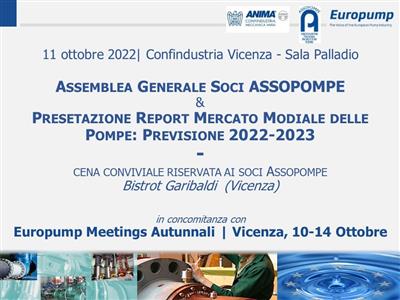 11 ottobre 2022  | Assemblea Privata Assopompe in Confindustria Vicenza