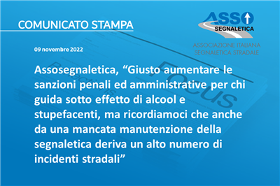 Per l’associazione federata Anima Confindustria, necessario un catasto della segnaletica che permetta una manutenzione predittiva