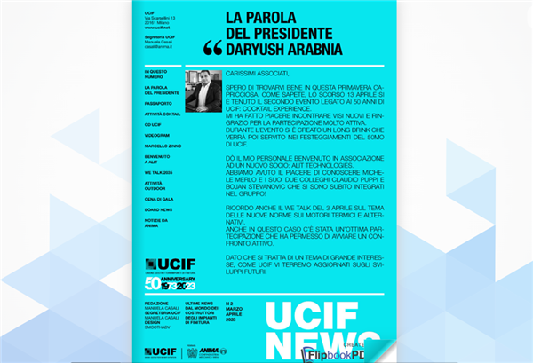 Nuovo numero magazine UCIF aprile 2023