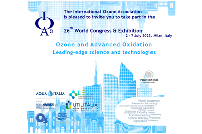 AQUA ITALIA al Congresso Internazionale dell’Ozono 2023 | Milano, (Politecnico) 2-7 luglio 2023