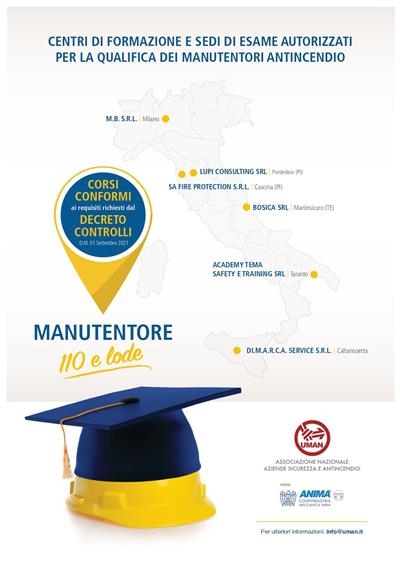 Decreto Controlli - Corsi di formazione D.M. 1° Settembre 2021