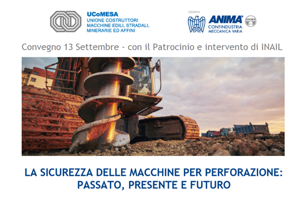 Fiera Geofluid: LA SICUREZZA DELLE MACCHINE PER PERFORAZIONE - PASSATO, PRESENTE E FUTURO