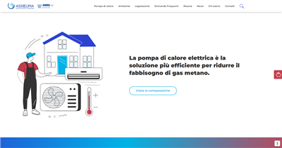 Nuovo sito di Assoclima dedicato alle pompe di calore elettriche