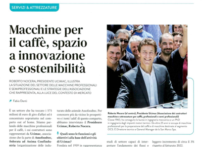 Ucimac, l'intervista | Macchine per il caffè, spazio a innovazione e sostenibilità