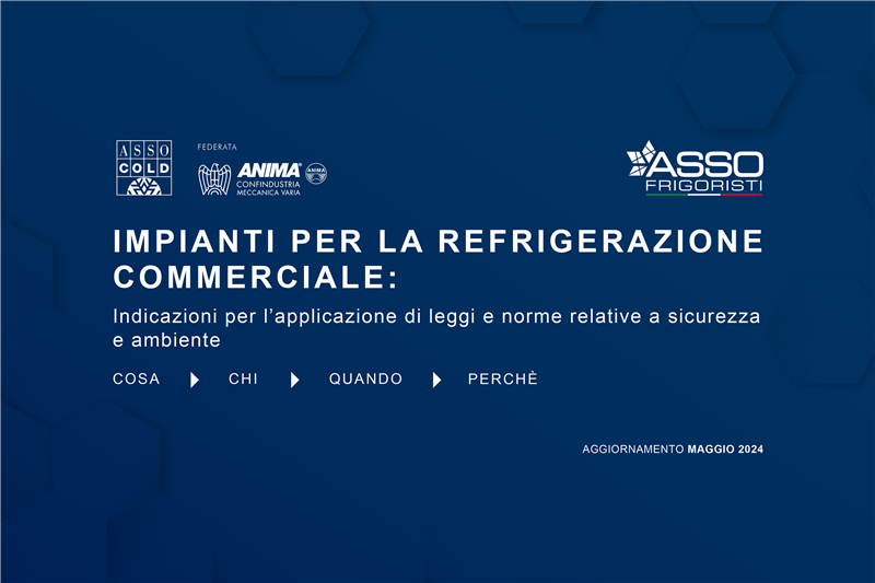 Pubblicata la nuova guida Assocold-Assofrigoristi per la refrigerazione commerciale