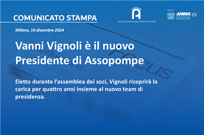 Vanni Vignoli è il nuovo Presidente di Assopompe