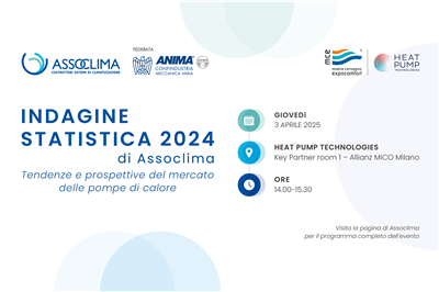 Assoclima a Heat Pump Technologies: focus sui dati di mercato della climatizzazione