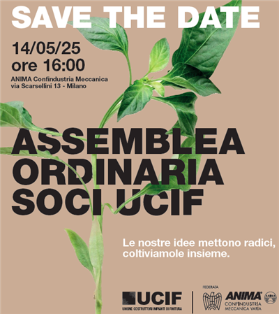 SAVE THE DATE| 14 Maggio, Assemblea ordinaria UCIF
