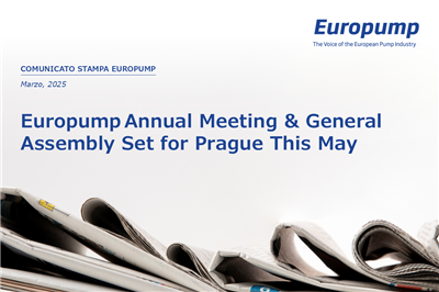 Press Release: Europump Annual Meeting & General Assembly Set for Prague This May
