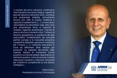 Export primo semestre stabile per la meccanica italiana, ma con segnali di incertezza