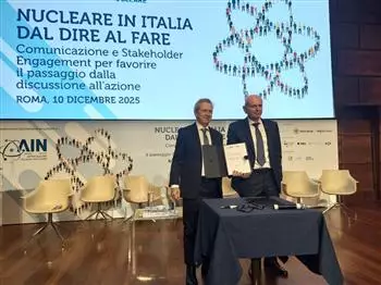 Nuovo impulso al nucleare: firmato l’accordo tra Anima e AIN per rafforzare la filiera