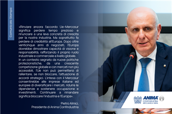 Accordo Ue–Mercosur, lo stallo penalizza l’industria europea