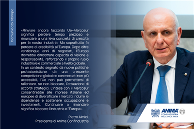 Accordo Ue–Mercosur, lo stallo penalizza l’industria europea