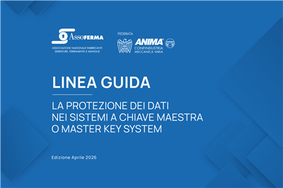 LINEA GUIDA - LA PROTEZIONE DEI DATI NEI SISTEMI A CHIAVE MAESTRA O MASTER KEY SYSTEM