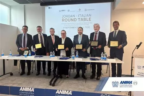 Anima Confindustria incontra a Milano i ministri della Giordania