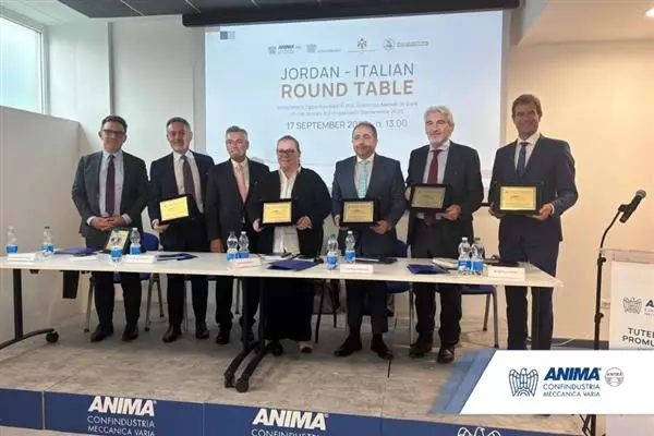 Anima Confindustria incontra a Milano i ministri della Giordania