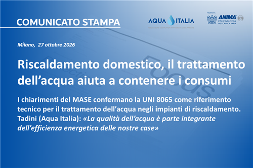 Riscaldamento domestico, il trattamento dell’acqua aiuta a contenere i consumi