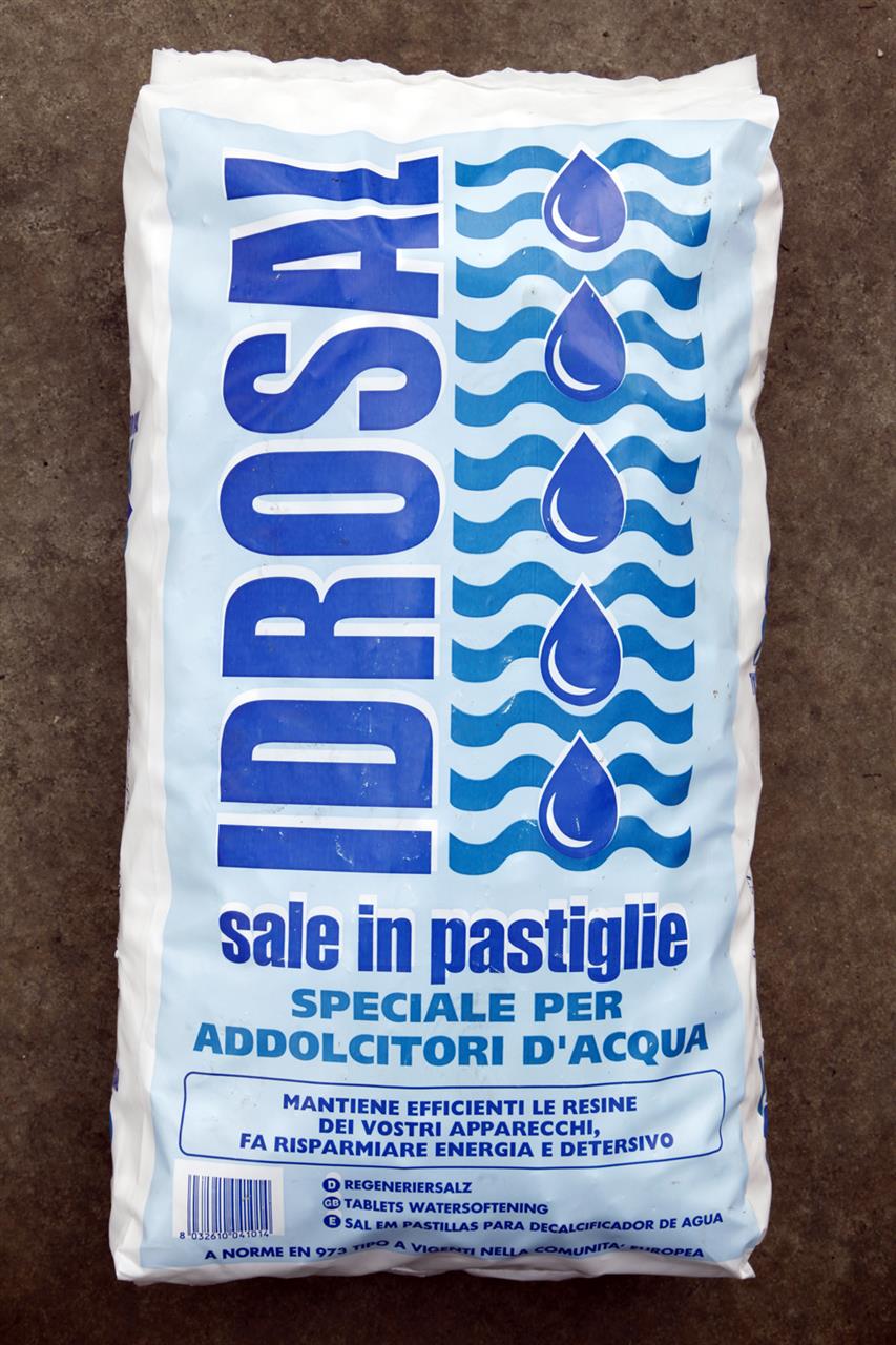 Idrosal Pastiglie di sale speciale per addolcitori d'acqua 25Kg